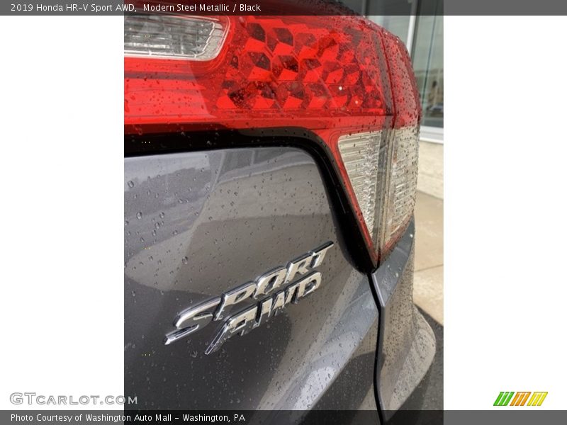 Modern Steel Metallic / Black 2019 Honda HR-V Sport AWD