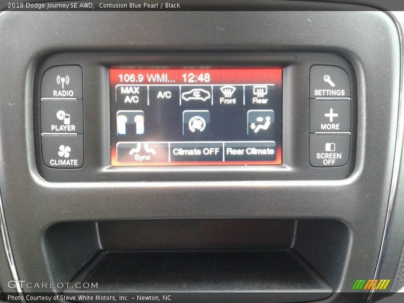 Contusion Blue Pearl / Black 2018 Dodge Journey SE AWD