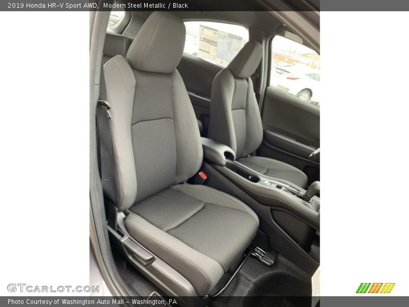 Modern Steel Metallic / Black 2019 Honda HR-V Sport AWD