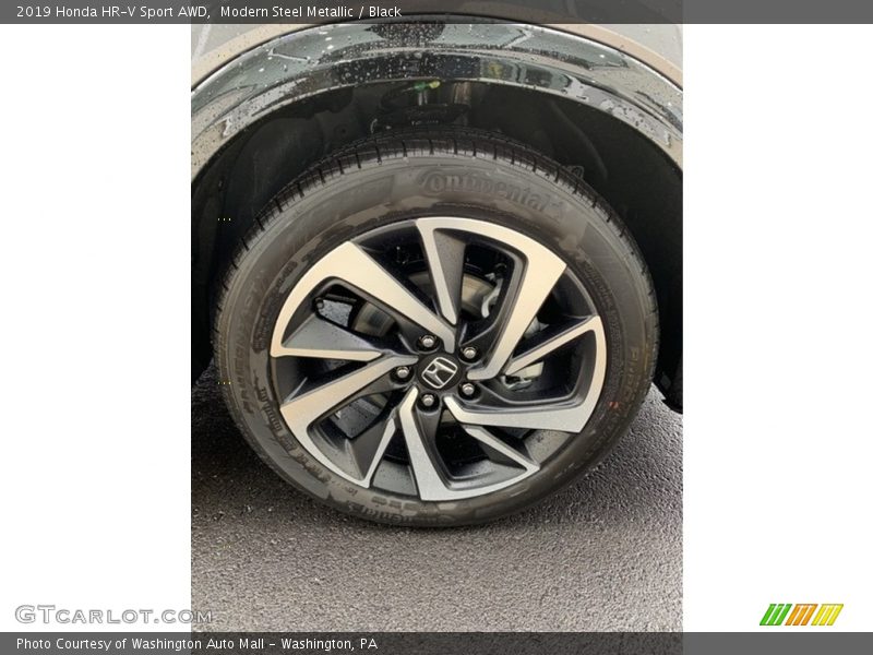 Modern Steel Metallic / Black 2019 Honda HR-V Sport AWD