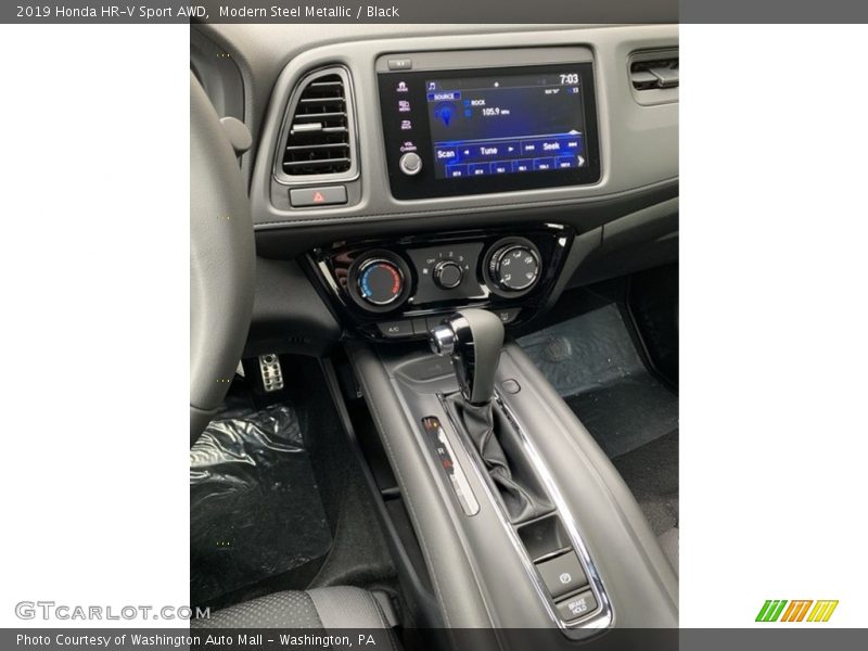 Modern Steel Metallic / Black 2019 Honda HR-V Sport AWD