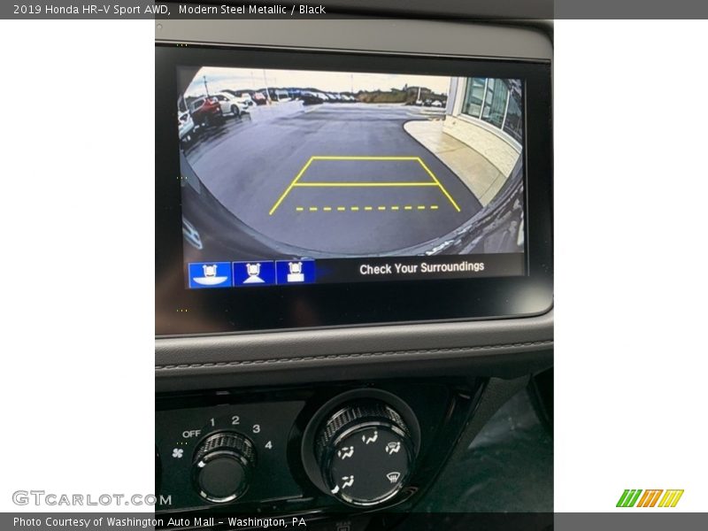 Modern Steel Metallic / Black 2019 Honda HR-V Sport AWD