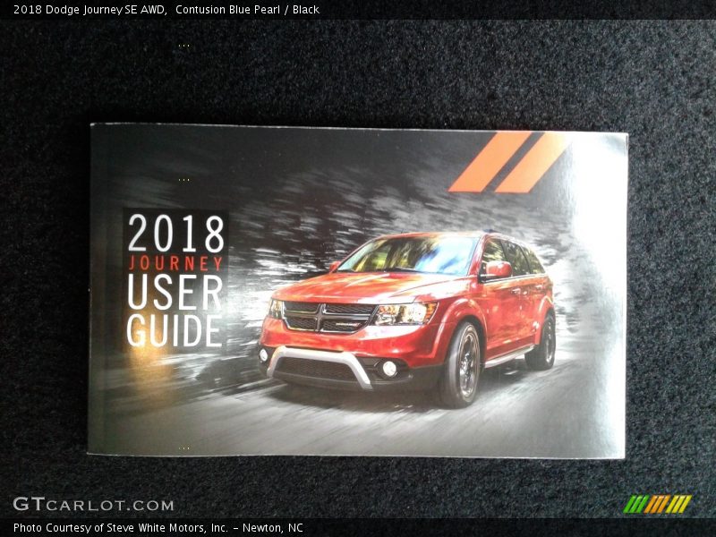 Contusion Blue Pearl / Black 2018 Dodge Journey SE AWD