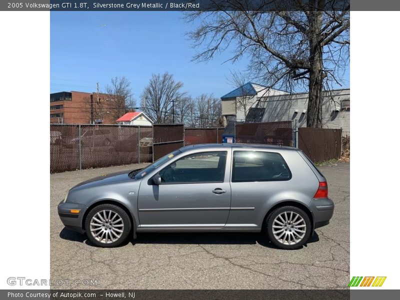 Silverstone Grey Metallic / Black/Red 2005 Volkswagen GTI 1.8T