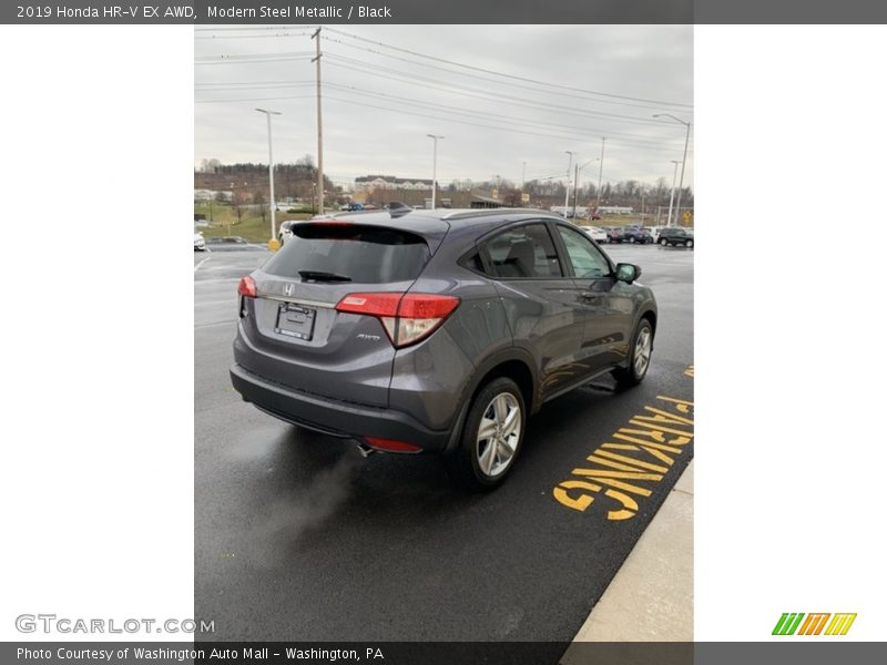 Modern Steel Metallic / Black 2019 Honda HR-V EX AWD