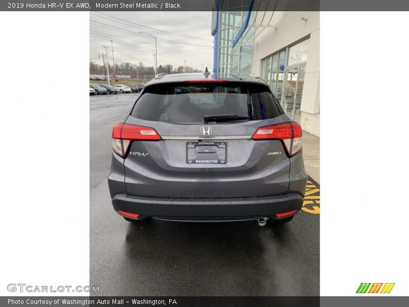 Modern Steel Metallic / Black 2019 Honda HR-V EX AWD