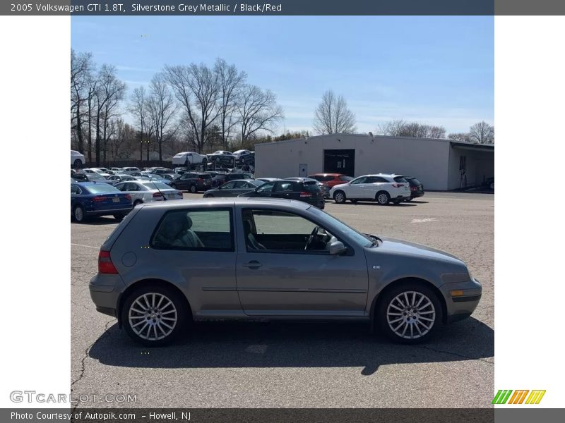 Silverstone Grey Metallic / Black/Red 2005 Volkswagen GTI 1.8T