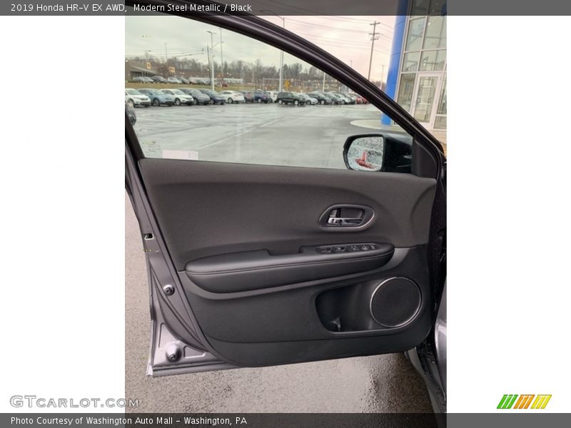 Modern Steel Metallic / Black 2019 Honda HR-V EX AWD