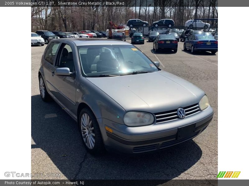 Silverstone Grey Metallic / Black/Red 2005 Volkswagen GTI 1.8T