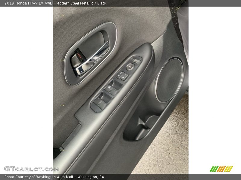 Modern Steel Metallic / Black 2019 Honda HR-V EX AWD