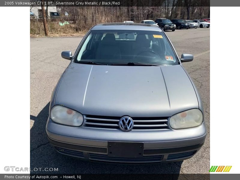 Silverstone Grey Metallic / Black/Red 2005 Volkswagen GTI 1.8T