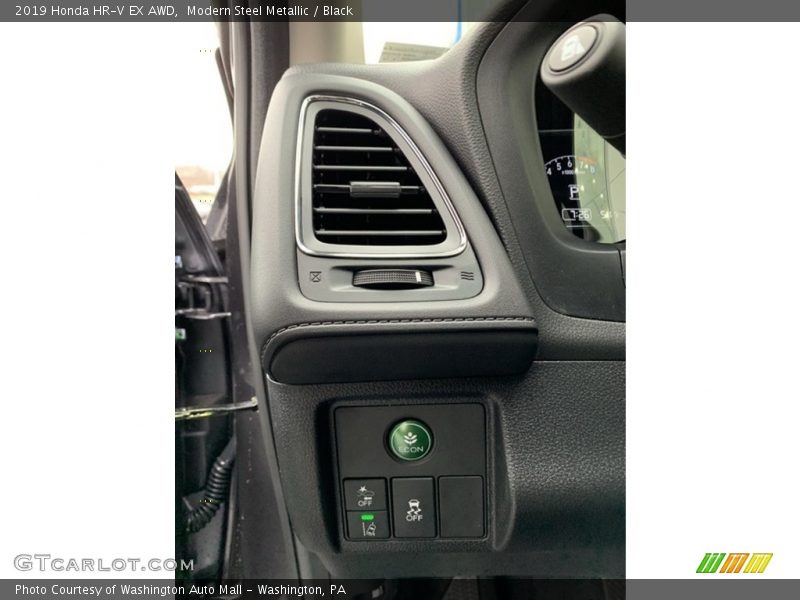 Modern Steel Metallic / Black 2019 Honda HR-V EX AWD