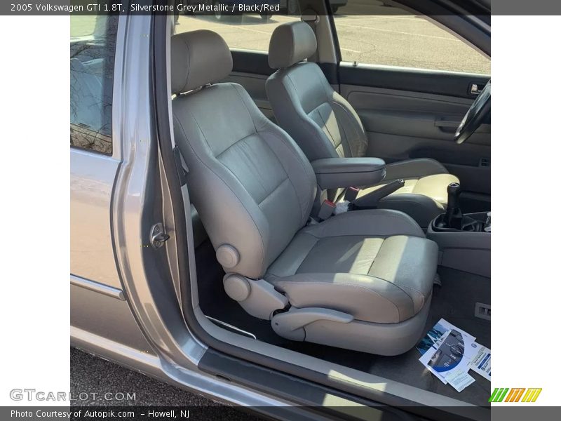 Silverstone Grey Metallic / Black/Red 2005 Volkswagen GTI 1.8T