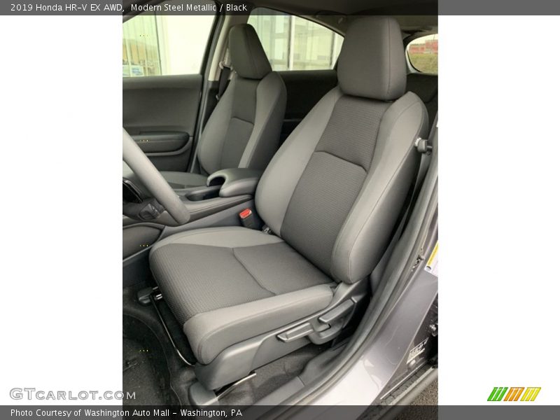 Modern Steel Metallic / Black 2019 Honda HR-V EX AWD