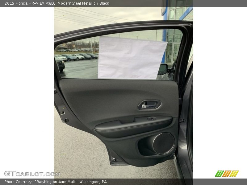 Modern Steel Metallic / Black 2019 Honda HR-V EX AWD