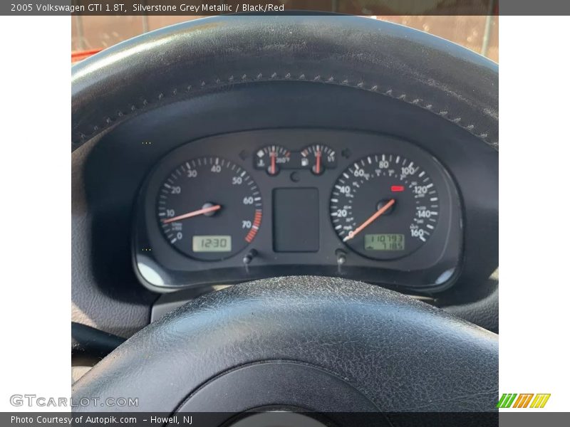 Silverstone Grey Metallic / Black/Red 2005 Volkswagen GTI 1.8T