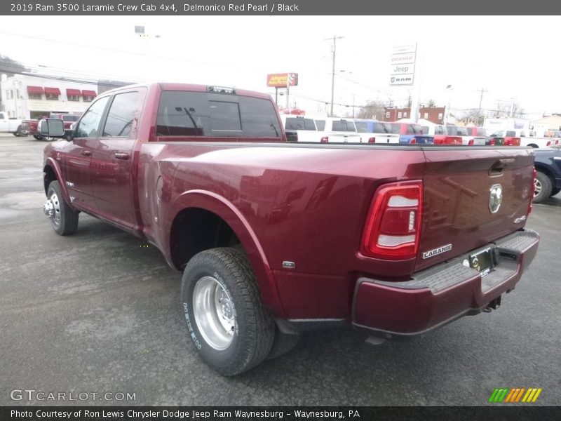 Delmonico Red Pearl / Black 2019 Ram 3500 Laramie Crew Cab 4x4