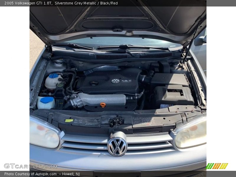 Silverstone Grey Metallic / Black/Red 2005 Volkswagen GTI 1.8T