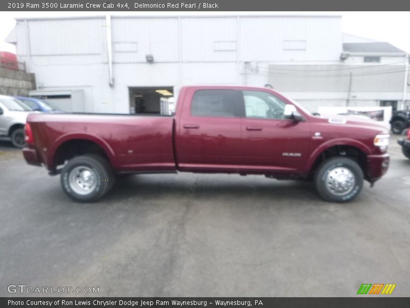 Delmonico Red Pearl / Black 2019 Ram 3500 Laramie Crew Cab 4x4