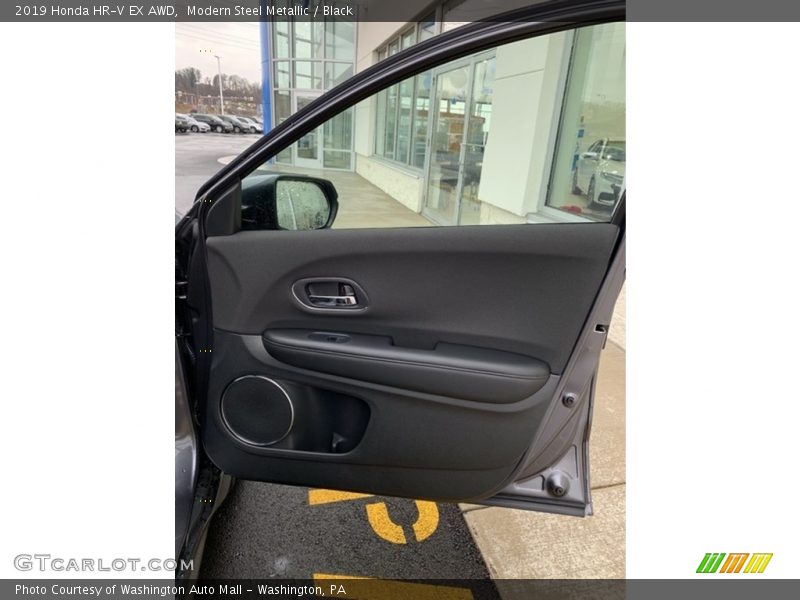 Modern Steel Metallic / Black 2019 Honda HR-V EX AWD