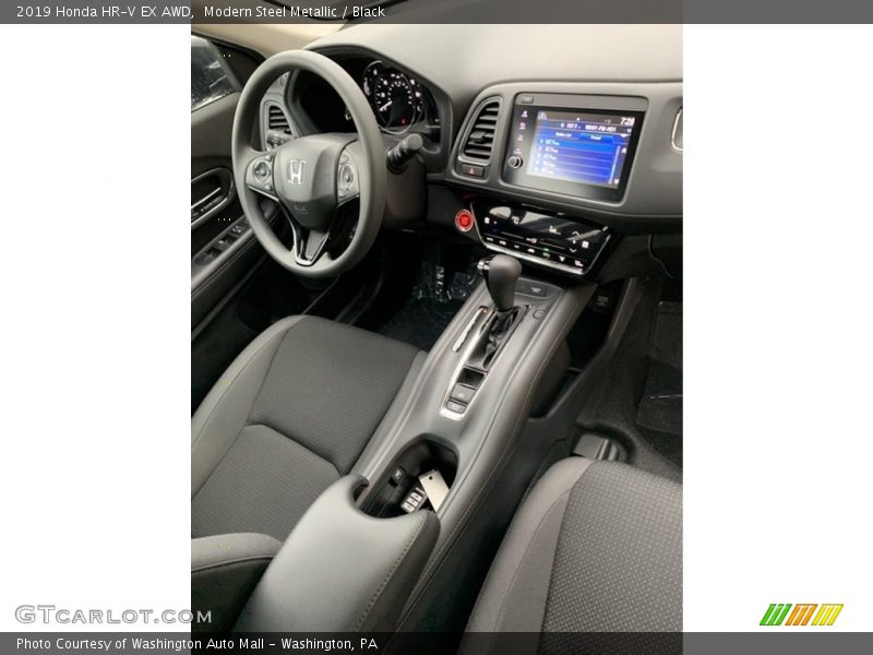 Modern Steel Metallic / Black 2019 Honda HR-V EX AWD