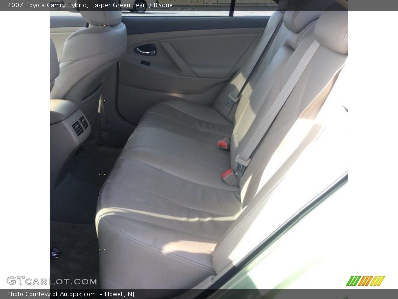 Jasper Green Pearl / Bisque 2007 Toyota Camry Hybrid
