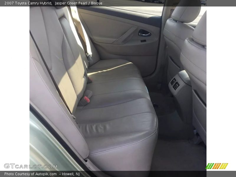 Jasper Green Pearl / Bisque 2007 Toyota Camry Hybrid