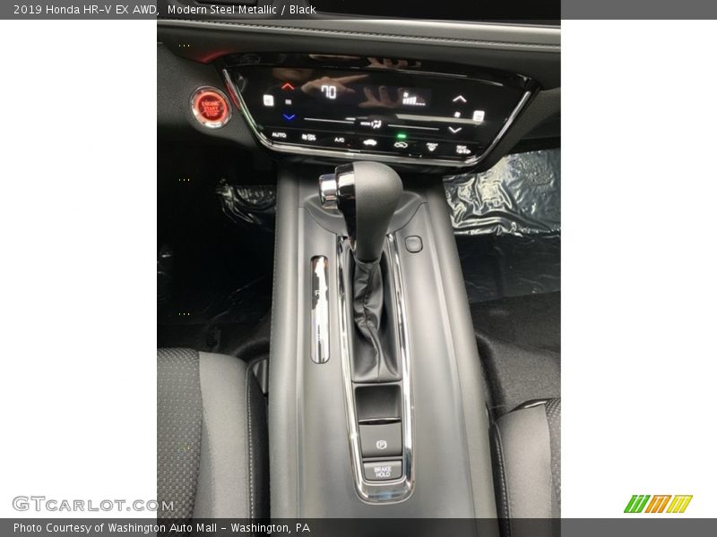 Modern Steel Metallic / Black 2019 Honda HR-V EX AWD