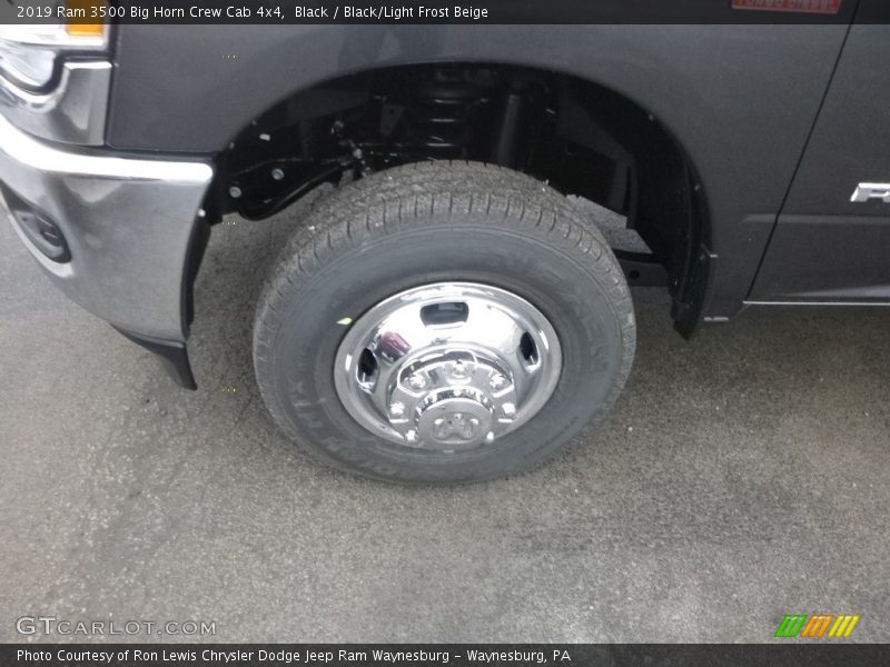 Black / Black/Light Frost Beige 2019 Ram 3500 Big Horn Crew Cab 4x4