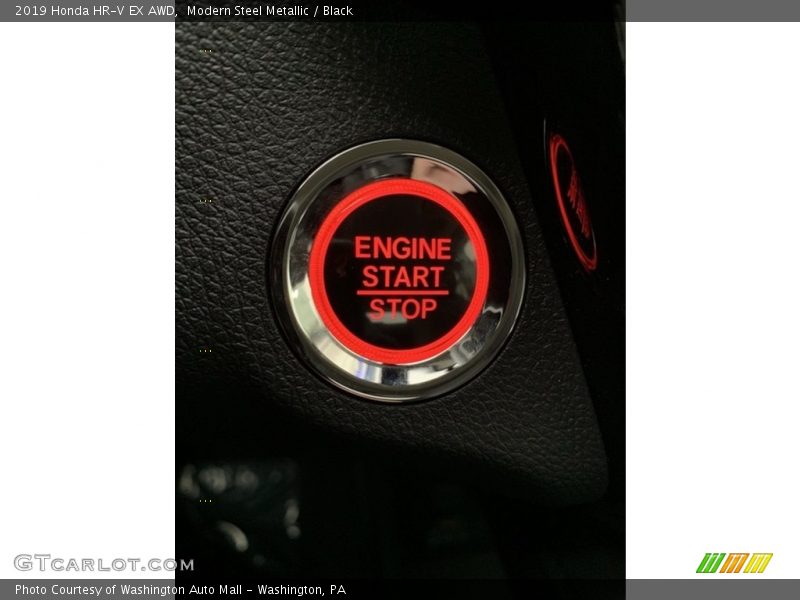 Modern Steel Metallic / Black 2019 Honda HR-V EX AWD