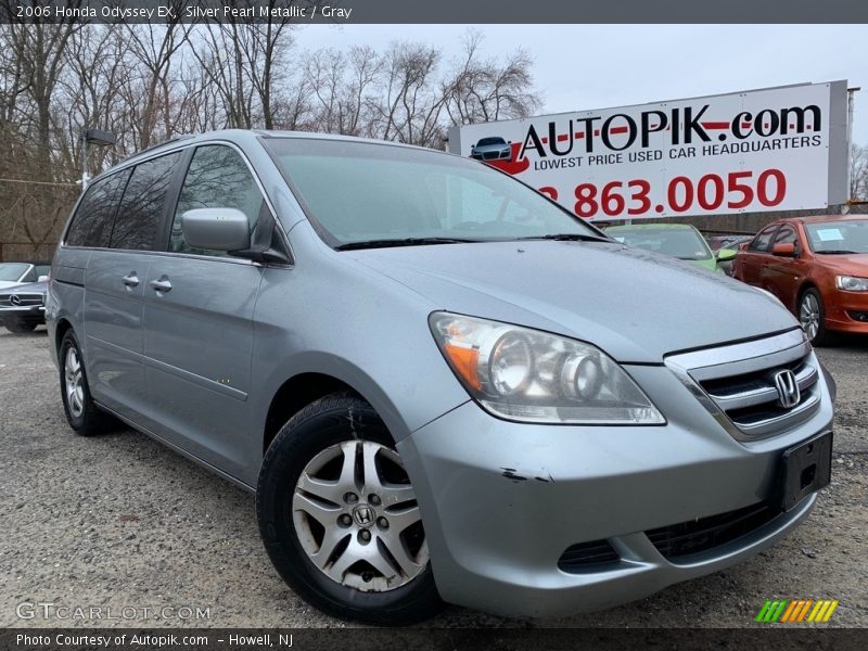 Silver Pearl Metallic / Gray 2006 Honda Odyssey EX