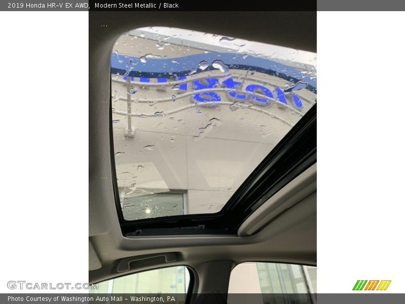 Modern Steel Metallic / Black 2019 Honda HR-V EX AWD