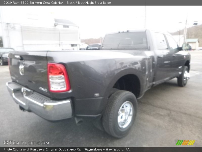 Black / Black/Light Frost Beige 2019 Ram 3500 Big Horn Crew Cab 4x4