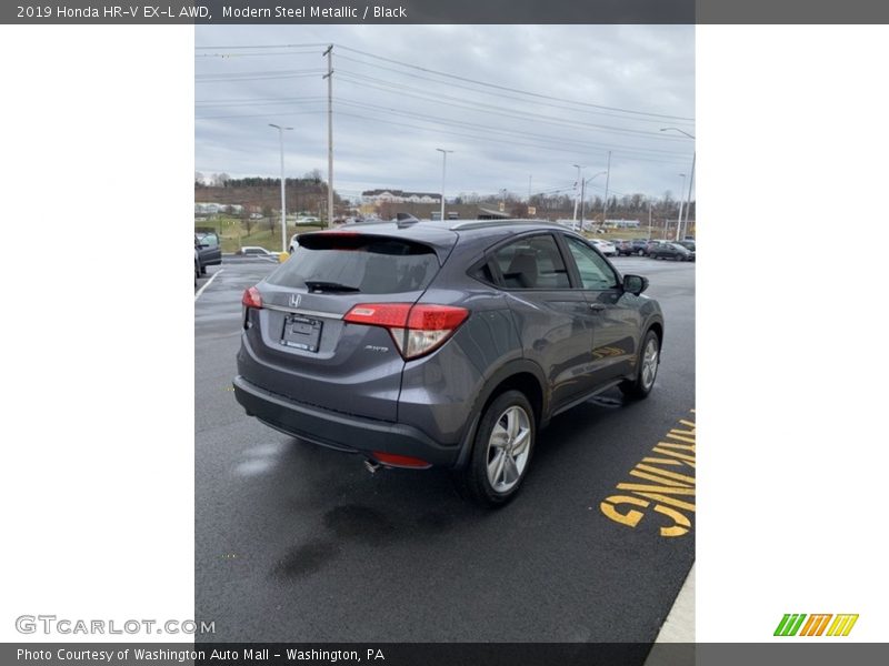 Modern Steel Metallic / Black 2019 Honda HR-V EX-L AWD