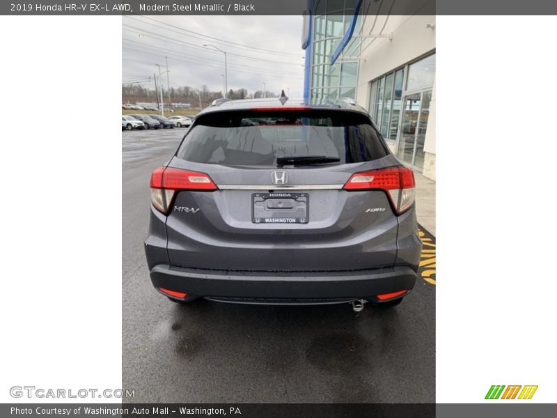 Modern Steel Metallic / Black 2019 Honda HR-V EX-L AWD
