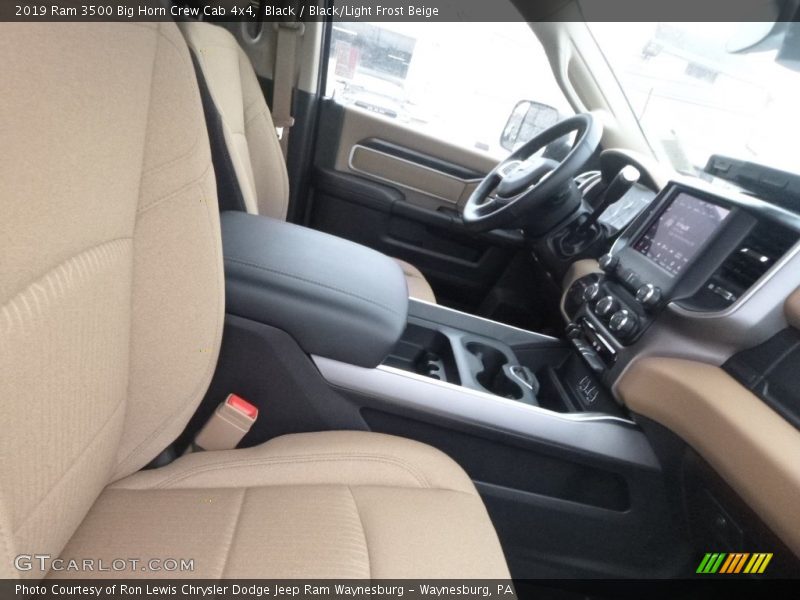 Black / Black/Light Frost Beige 2019 Ram 3500 Big Horn Crew Cab 4x4