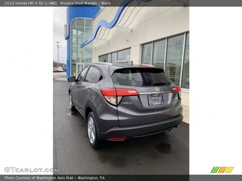 Modern Steel Metallic / Black 2019 Honda HR-V EX-L AWD