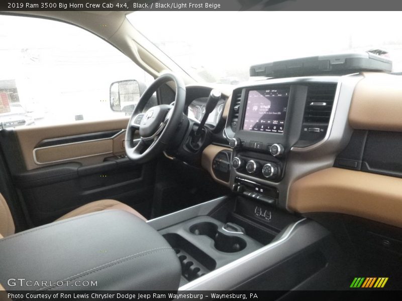 Black / Black/Light Frost Beige 2019 Ram 3500 Big Horn Crew Cab 4x4