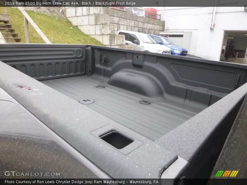 Black / Black/Light Frost Beige 2019 Ram 3500 Big Horn Crew Cab 4x4