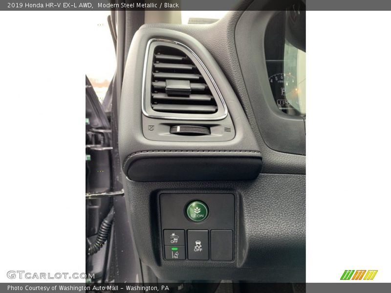 Modern Steel Metallic / Black 2019 Honda HR-V EX-L AWD