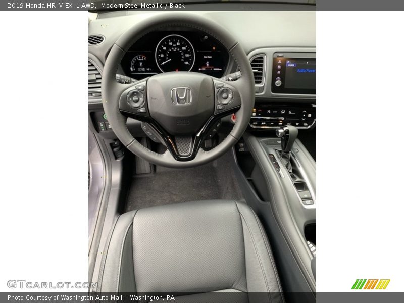 Modern Steel Metallic / Black 2019 Honda HR-V EX-L AWD