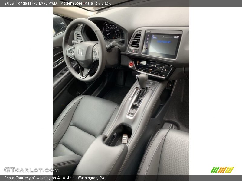 Modern Steel Metallic / Black 2019 Honda HR-V EX-L AWD
