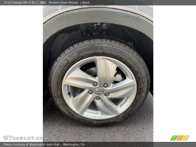 Modern Steel Metallic / Black 2019 Honda HR-V EX-L AWD