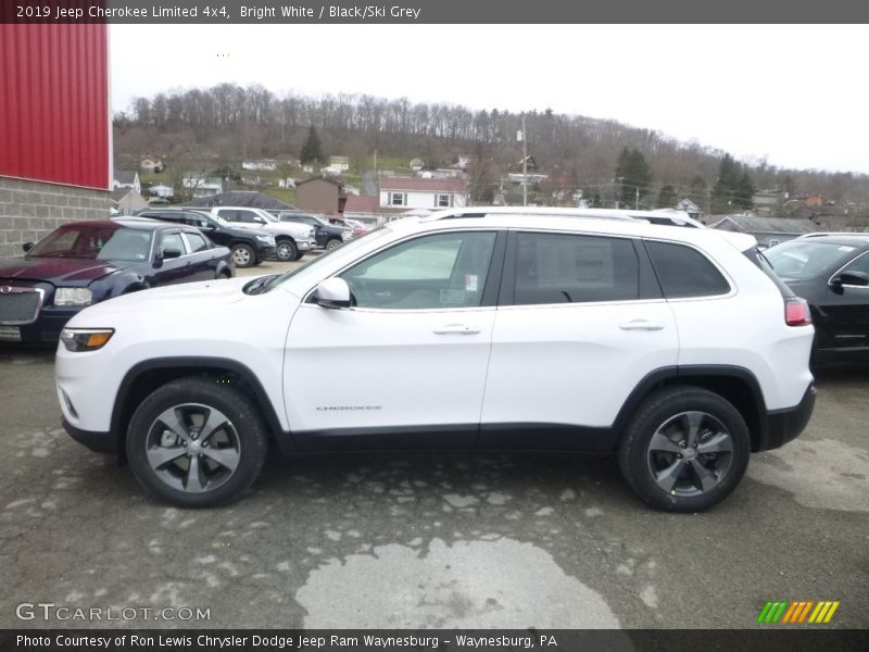 Bright White / Black/Ski Grey 2019 Jeep Cherokee Limited 4x4