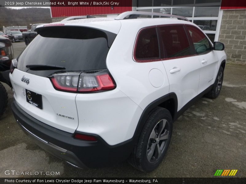 Bright White / Black/Ski Grey 2019 Jeep Cherokee Limited 4x4
