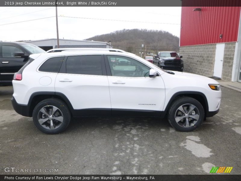 Bright White / Black/Ski Grey 2019 Jeep Cherokee Limited 4x4