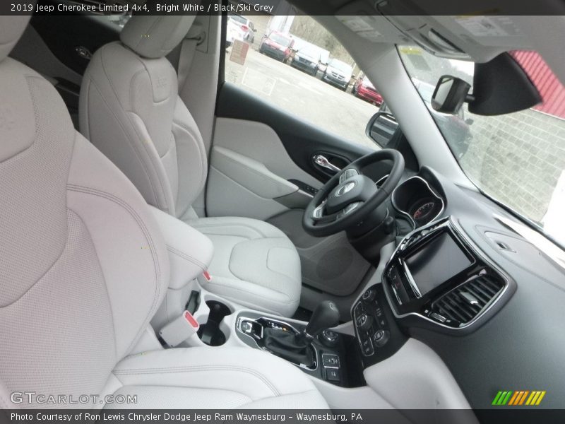 Bright White / Black/Ski Grey 2019 Jeep Cherokee Limited 4x4