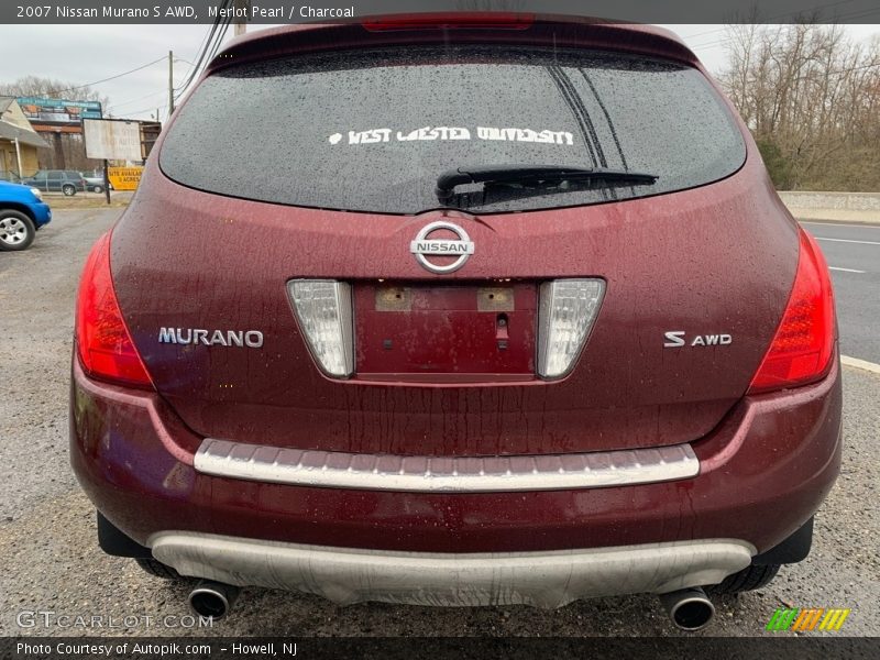 Merlot Pearl / Charcoal 2007 Nissan Murano S AWD