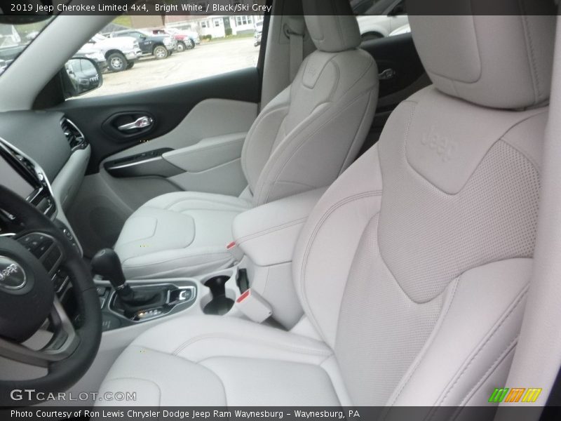 Bright White / Black/Ski Grey 2019 Jeep Cherokee Limited 4x4