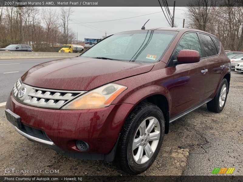 Merlot Pearl / Charcoal 2007 Nissan Murano S AWD